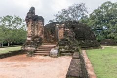 ruins of a library in Polonnaruwa