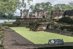 ruins of an audience hall in Polonnaruwa