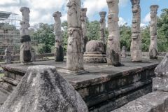 ruins of the chanting room in Polonnaruwa