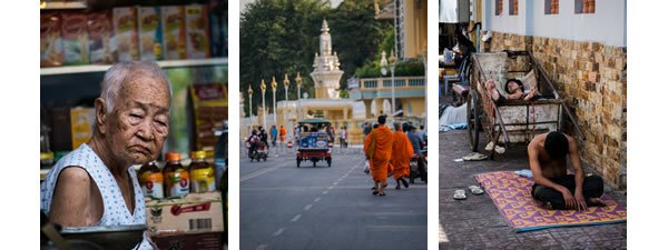 streetlife in Phnom Penh is interesting as anywhere in Asia