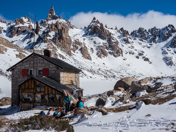 Refugio Frey and its great terrain in the nearby surroundings
