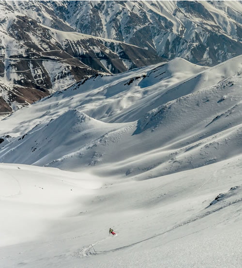 endless untouched Persian powder...